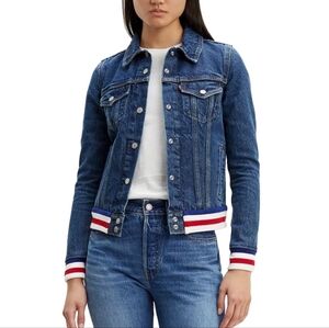 Levi's |  Women's  Original Rib Trim Trucker Jeans Jacket